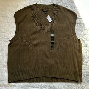 Banana Republic Olive Green Sweater Vest